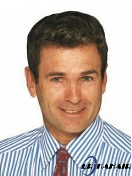 Kurze gerade Perücken Toupees In Großbritannien