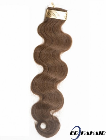 Brown Wavy Stick / I Tip Haarverlängerungen