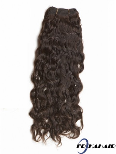 Curly Remy Human Hair Brown Neue Schussverlängerungen