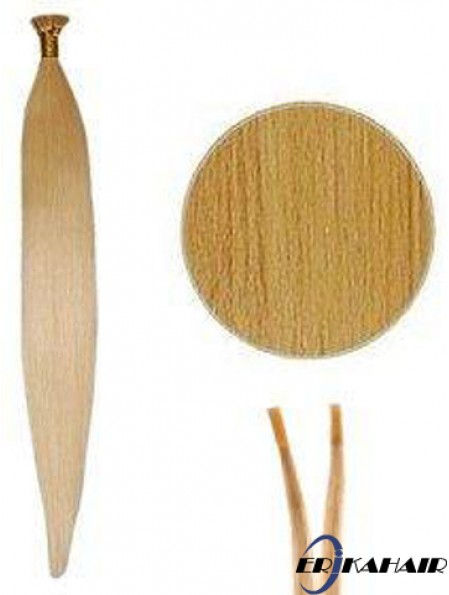 Blonde Straight Stick / I Tip Haarverlängerungen