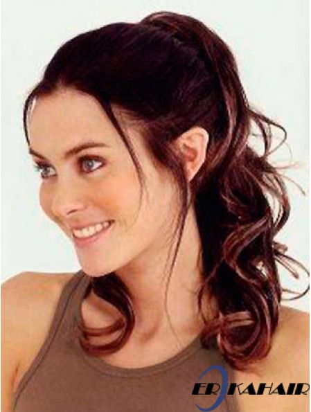 Trendy Wavy Auburn Pferdeschwänze