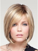 Damenperücken Blonde Perücke Echthaar