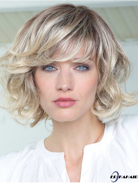 12 Zoll Blonde Perücke Echthaar Online