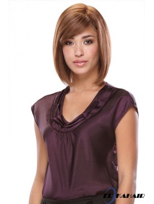 Bobs Kinn Länge Auburn Straight Perfect Petite Perücken