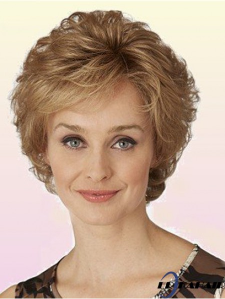 Menschliche Spitze Front Perücken Classic Cut Blonde Farbe Kinn Länge