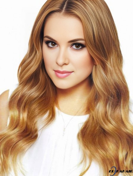 Echthaar volle Spitze Jojo Fletcher Perücke gewellte Art abgeschnittene Farbe