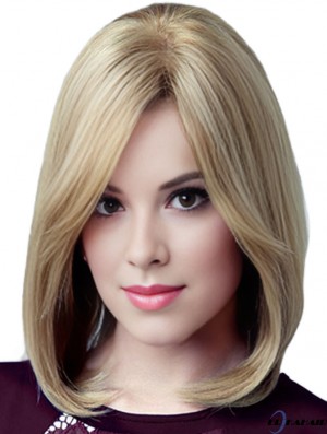 100% handgebundene Schulter Bobs Lace Front Monofilament Echthaar Christie Brinkley Perücken