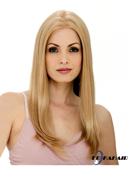 24 Zoll Blonde Long Layered Straight Flexibility Lace Perücken