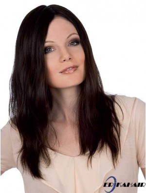 Günstigste 18 Zoll Auburn Long ohne Pony Straight Lace Perücken