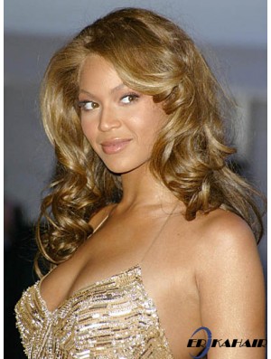 Brasilianische lange lockige blonde  Lace Front Perücken UK
