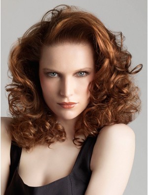 100% handgebundene geschichtete Schulter Auburn Mono Hair Toppers UK