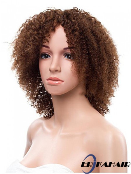 Kurze Afroamerikaner Frisuren Remy Human Lace Front Brown Farbe
