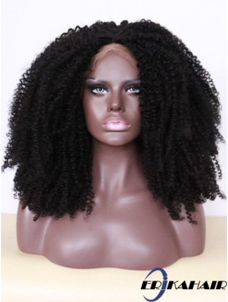 18 Zoll Black Lace Front Perücken für schwarze Frauen
