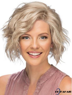 Lace Front Short Blonde Curly Erschwingliche Classic Perücken