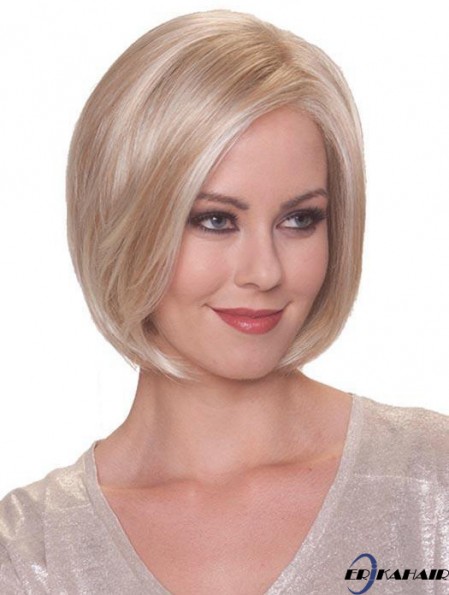 Blonde Online Straight Short Synthetic Bob Perücken
