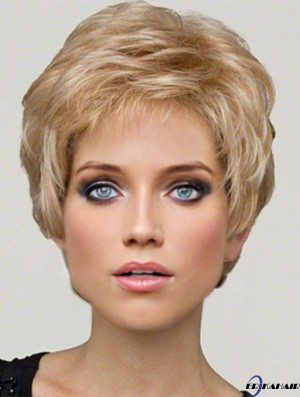 Blonde Kurze Perücken für Eleganz und Leichtigkeit