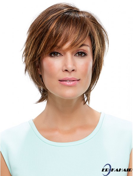 Layered Synthetic Brown 10 Zoll gerade synthetische Spitze vorne