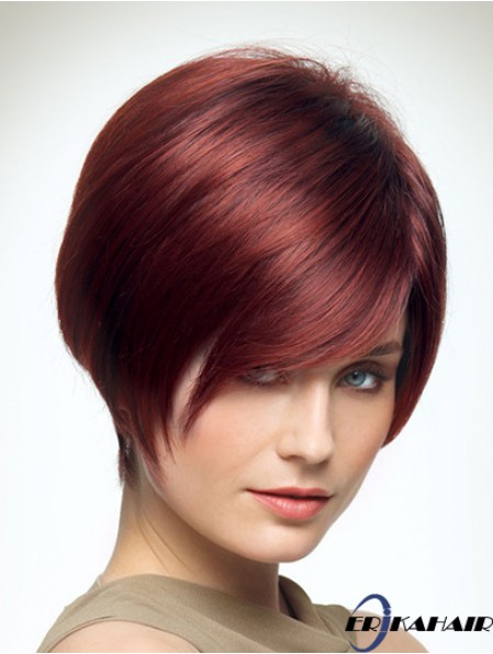 Günstige synthetische Perücken in Großbritannien mit Pony Capless Straight Style