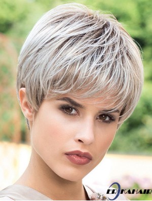 Mode 6 Zoll gerade Boycuts kurze Perücken