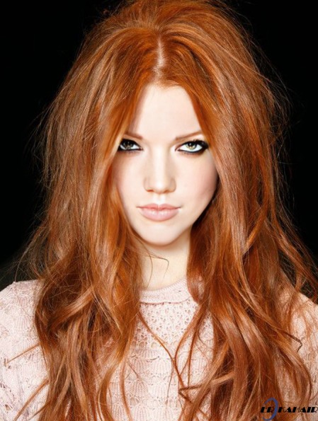Lange synthetische Spitze Reba Mcentire Perücken Cropped Color Wavy Style