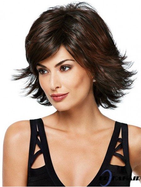 Auburn Chin Length Wavy Layered 10 Zoll Best Medium Perücken