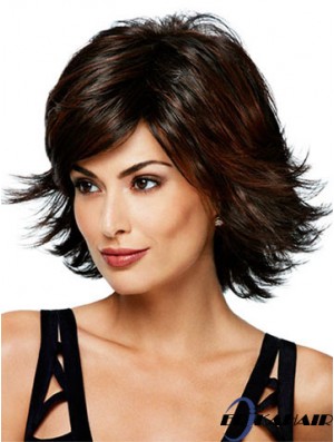 Klassische Ombre / 2 Tone Wavy Chin Länge 10  inchAmazing Medium Perücken