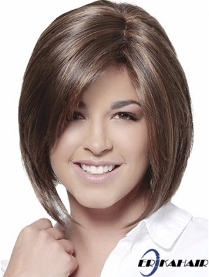 Bobs Brown Straight Chin Länge 10  inchHigh Quality Medium Perücken