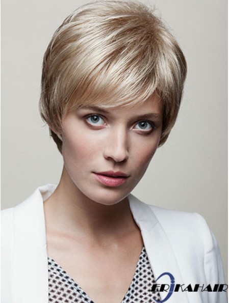 Straight Boycuts 6  inchModische kurze Perücken