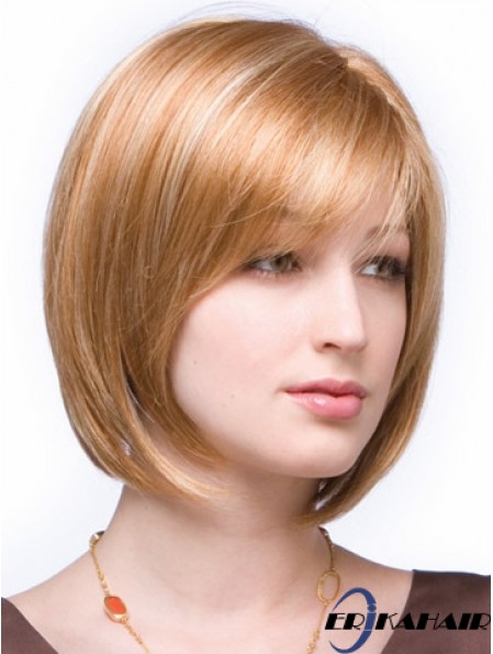Spitze vorne Kinn Länge gerade Auburn Ideal Bob Perücken