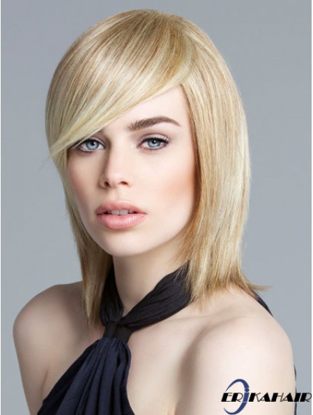 Spitze vorne Kinn Länge gerade blonde neue Bob Perücken