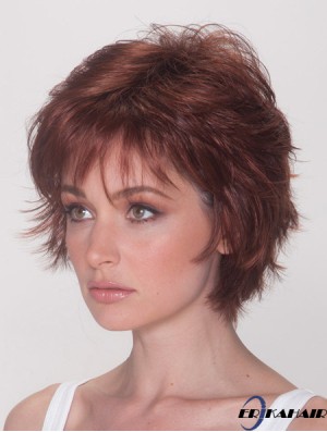 Beste Perücken mit synthetischem Capless Auburn Color Straight Style