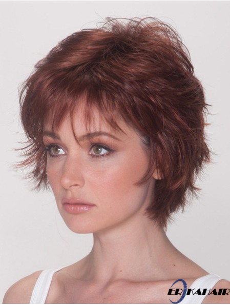 Beste Perücken mit synthetischem Capless Auburn Color Straight Style