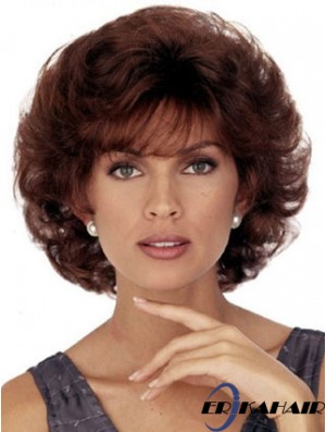 Kinn Länge Curly Capless Perücken zu verkaufen