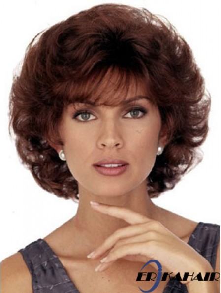 Kinn Länge Curly Capless Perücken zu verkaufen