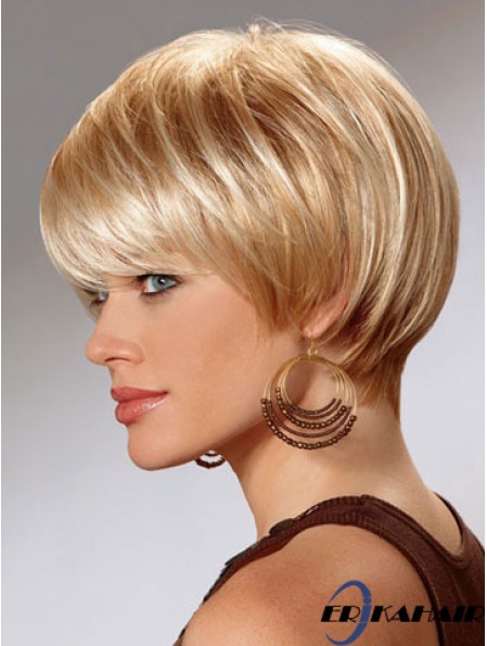 Kurze Bob Perücken für Frauen mit Capless Straight Style Short Length