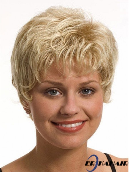 Boycuts Wellige Blonde Capless Beste Kurze Perücken