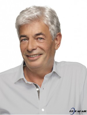 Grau Echthaar Perücken für Männer - Ideal für den Alltag