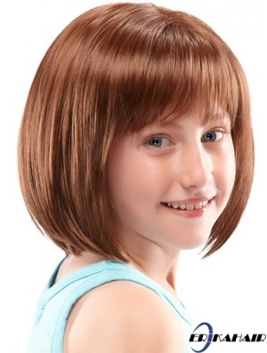 Kinderperücken UK Lace Front Chin Länge mit synthetischen