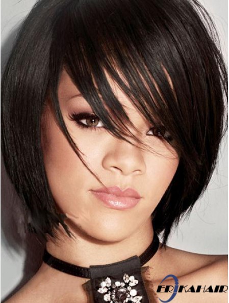  Perücke Kinn Länge Bobs schneiden Remy Human Straight Style
