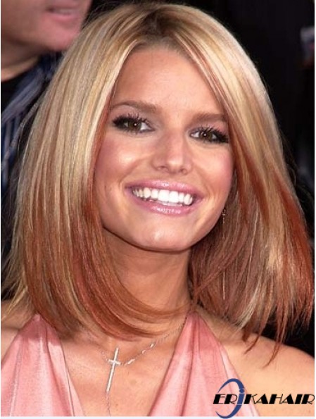 Gerade Spitze Front Bobs Short Ombre / 2 Tone Amazing Jessica Simpson Perücken
