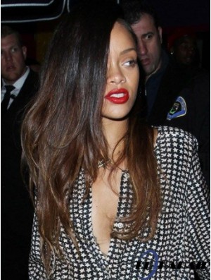Ombre / 2 Tone Wavy Layered Lace Front 24 Zoll bequeme  Perücken
