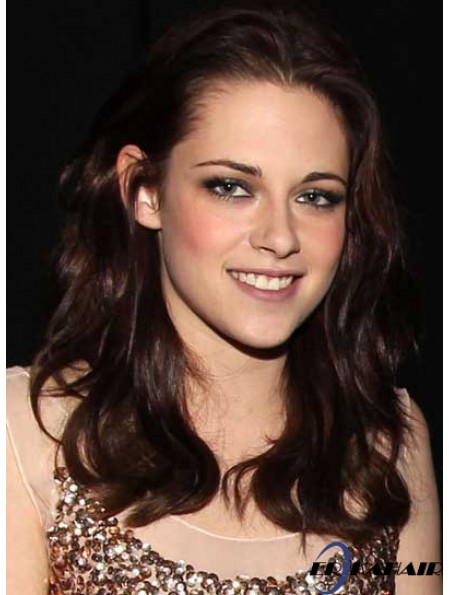 Beliebte Auburn Long Wavy 20 Zoll ohne Pony Kristen Stewart Perücken