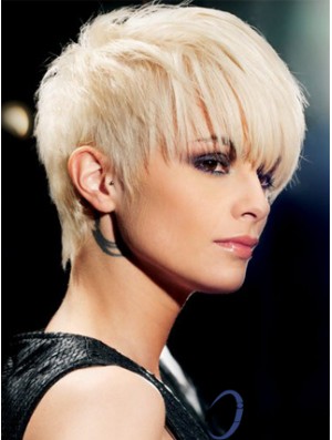 Der Perückenladen Plattinum Color Capless Short Length Boycuts