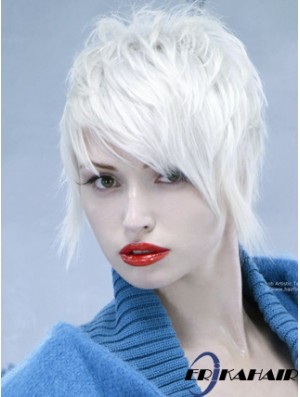 Full Lace Boycuts Short Straight 8 Zoll Best Fashion Perücken