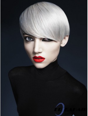 Lace Front Boycuts Short Straight 8 Zoll Good Fashion Perücken