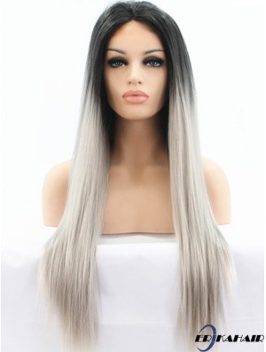 Bestes glattes menschliches Haar für schwarze Frauen Ombre / 2 Color Long Length
