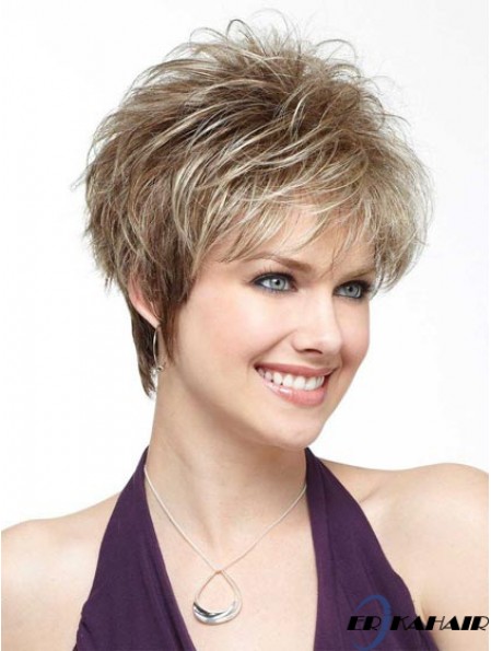 Boycuts Cropped Blonde UK Perücken Online