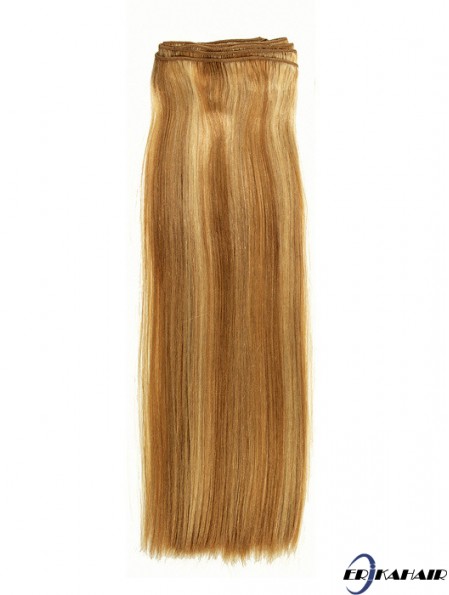 Straight Remy Echthaar Blond Neue Schussverlängerungen