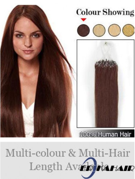 Online Auburn Straight Micro Loop Ring Haarverlängerungen
