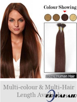 Auburn Straight Stick / I Tip Haarverlängerungen